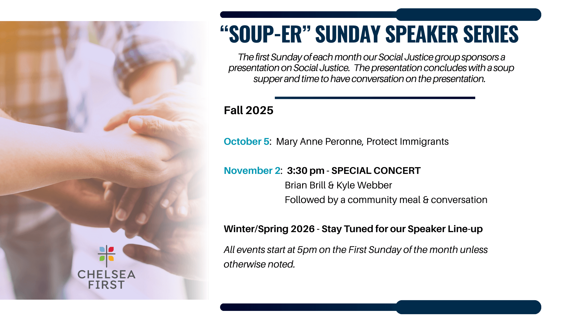Souper Sunday Speaker