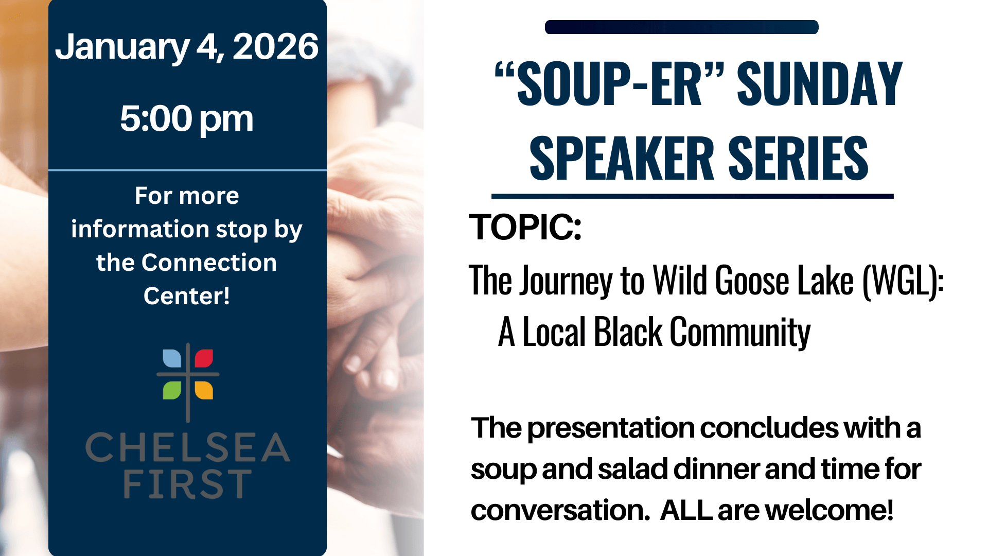 Soup-er Sunday Speaker Series